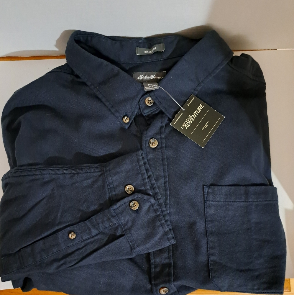 New 3XL and LG Men's Eddie Bauer Flannel